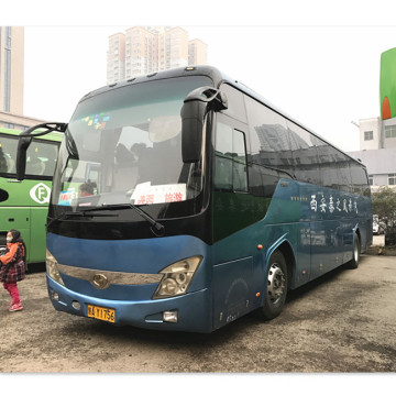Ônibus do passageiro de 12m 60 assentos com o motor da parte traseira de Weichai 336HP